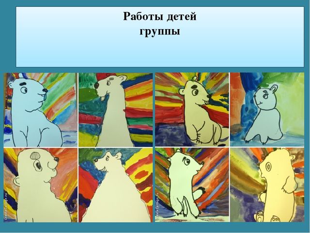 Мастер-класс «Животные Арктики» по аппликации и рисованию с пошаговым фото