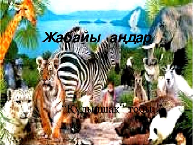 Презентация "Дикие животные" для детского сада