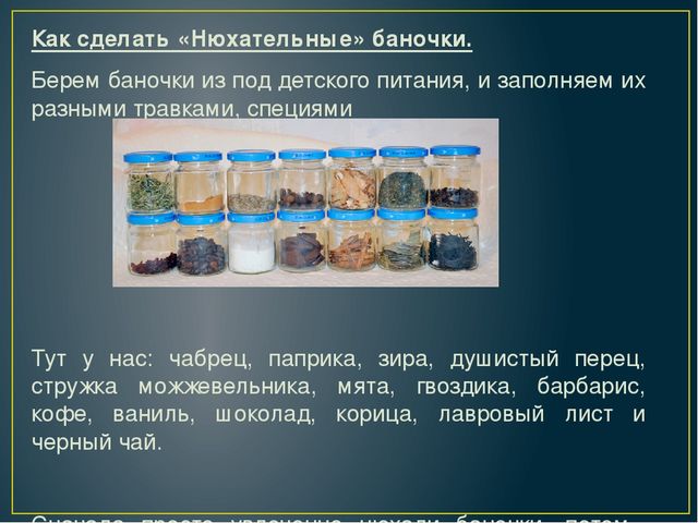 ИССЛЕДОВАТЕЛЬСКО - ТВОРЧЕСКИЙ ПРОЕКТ "АХ, ЭТИ ЗАПАХИ..."