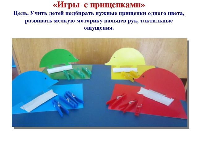Дидактические игры по сенсорному воспитанию "Цвет"
