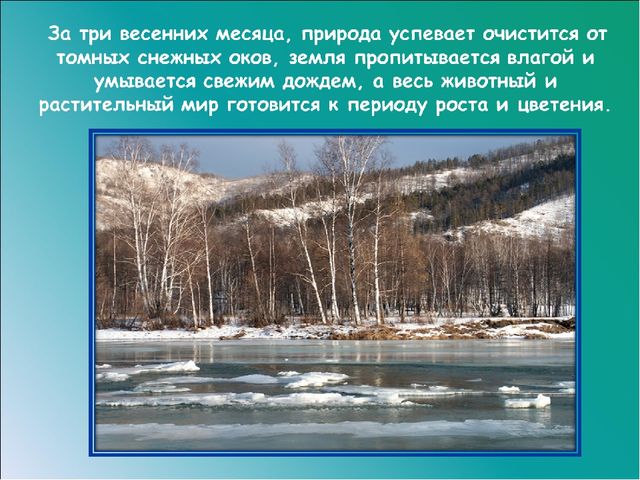 Презентация на тему: "Красавица весна"