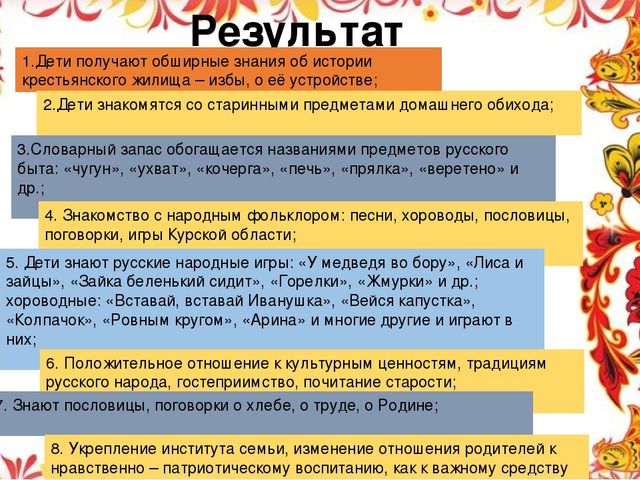 Работа мини-музей "Русская изба"