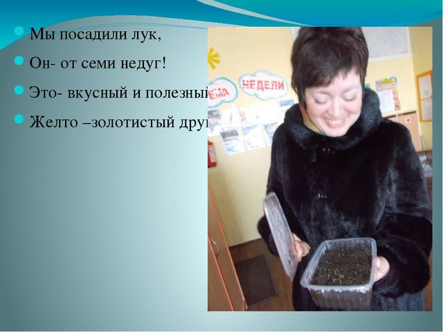 Презентация "Как мы с родителями садили огород"