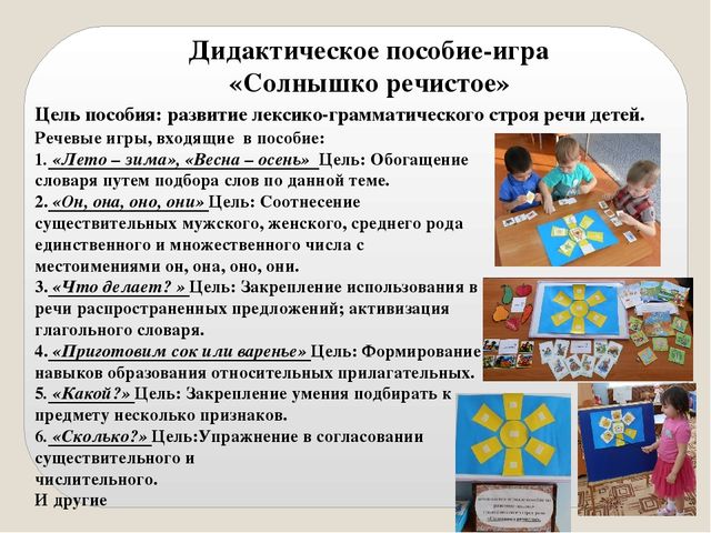 Презентация опыта работы «Речевое развитие детей старшей группы посредством дидактических игр и мнемотаблиц »