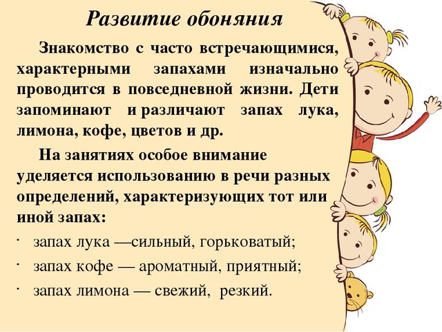 Организация работы с детьми раннего возраста по развитию анализаторов