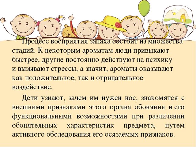 Организация работы с детьми раннего возраста по развитию анализаторов