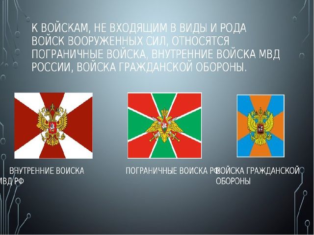 Презентация "Виды и рода войск" для детей старшего возраста.