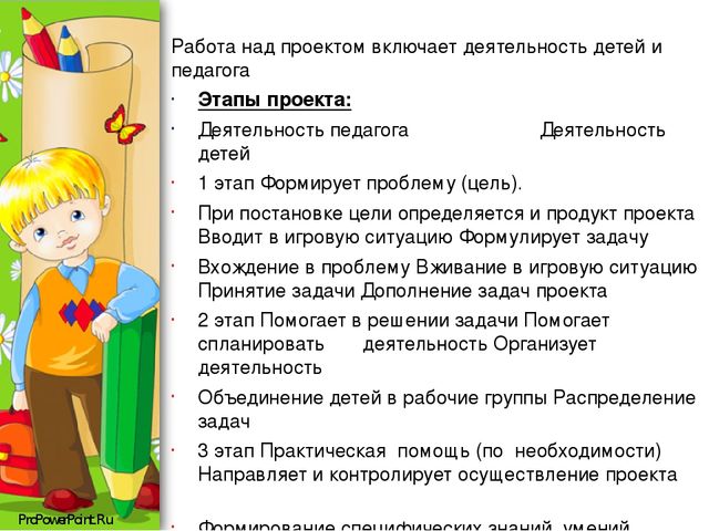Презентация на тему: "Технология проектирования в детском саду"