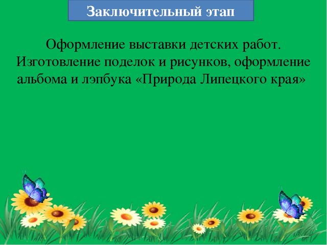 Проектная деятельность "Природа Липецкого края"