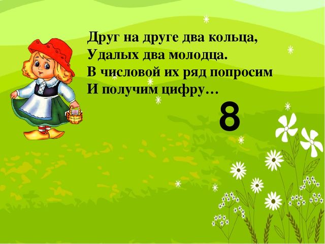 Презентация по ФЭМП "Состав числа 8"