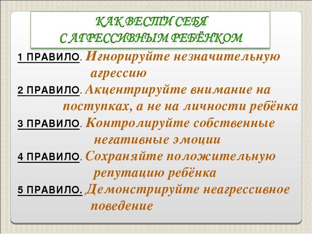 Презентация "Детская агрессия. Что это такое?"