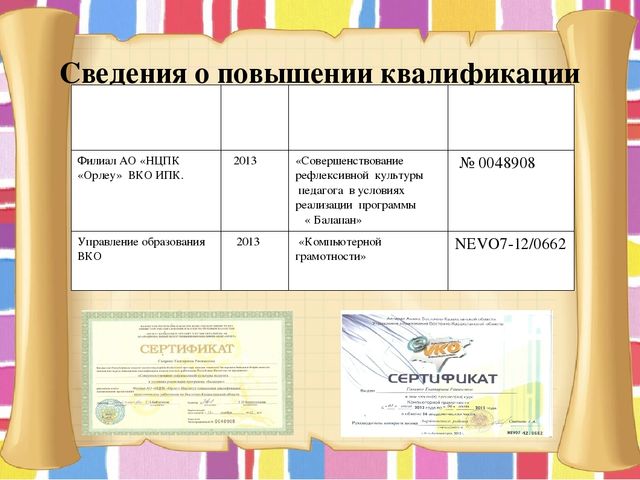 Презентация "Портфолио воспитателя мини-центра"