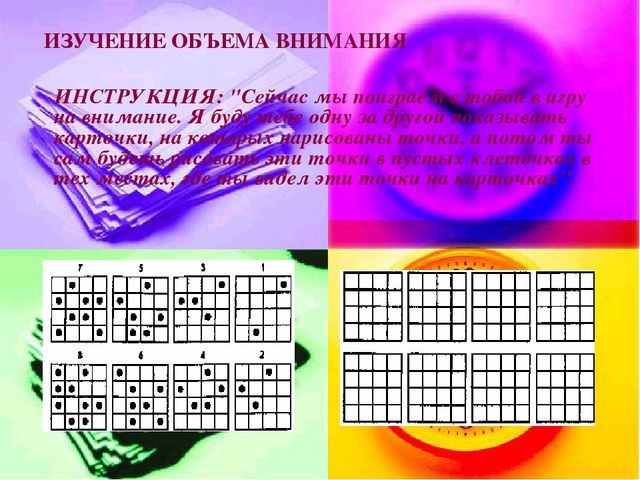 Диагностика познавательных процессов дошкольников