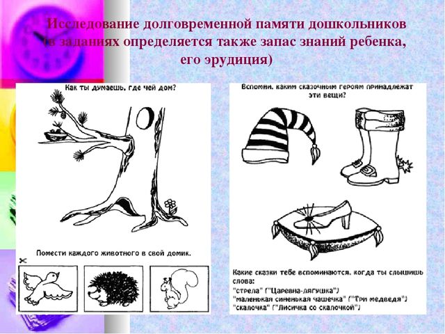 Диагностика познавательных процессов дошкольников