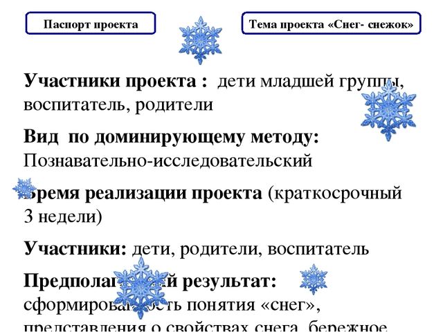 Проект по познавательно-исследовательской деятельности