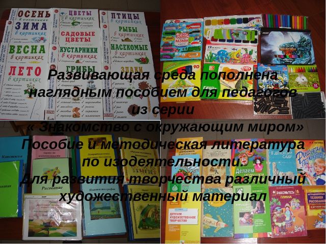 Презентация "Развивающая среда зимнего сада и ИЗО студии детского сада"