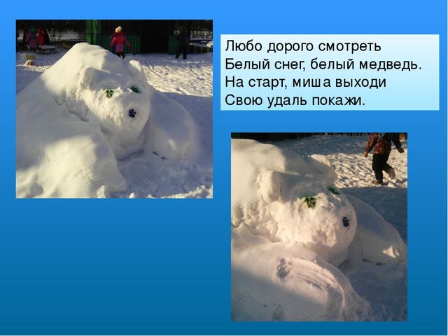 Презентация Оформление зимнего участка