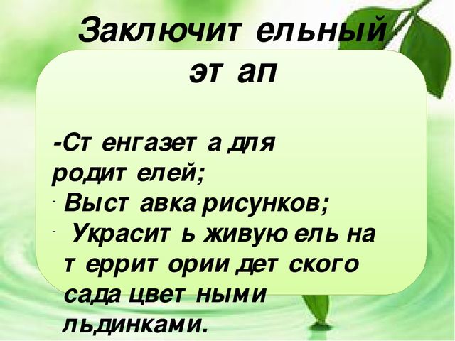 Проект - Цветные льдинки