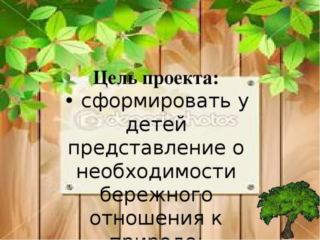 Познавательно-исследовательский проект "Деревья - наши друзья"