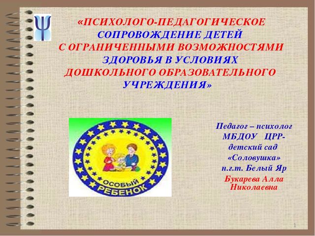 Презентация по сопровождению детей ОВЗ
