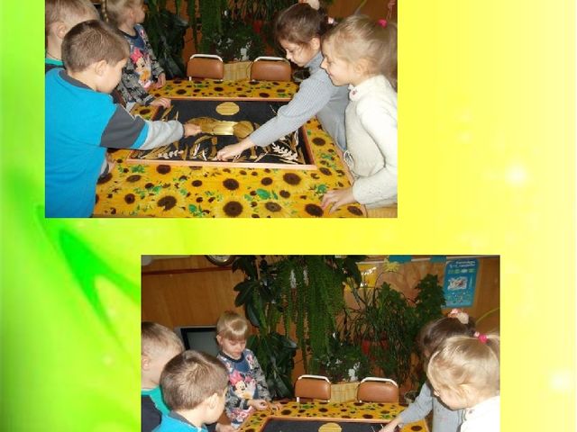 Комбинированная аппликация из соломки и бересты (подготовительная группа)
