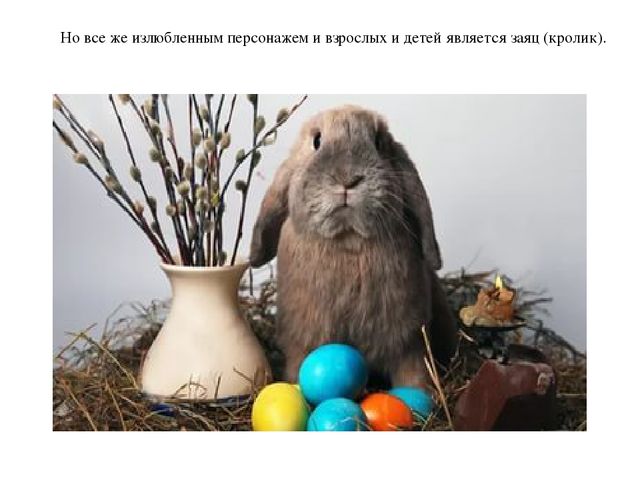 Презентация по окружающему миру "Пасхальный заяц"