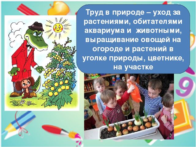 Трудовое воспитание детей дошкольного возраста