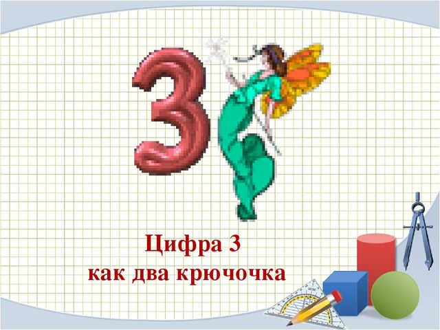 Презентация для дошкольников на тему:"Цифра и число 3"