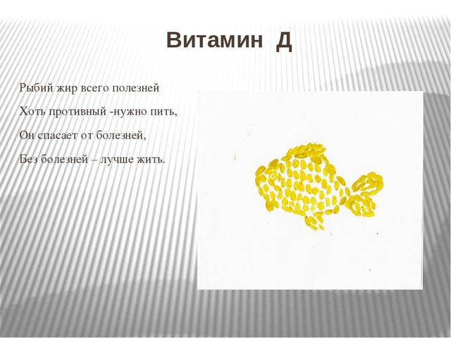 «Витамины я люблю – быть здоровым я хочу»