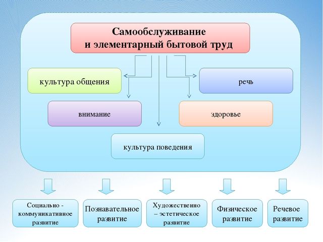 Презентация на тему "Самообслуживание и элементарный бытовой труд"