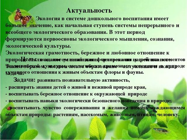 Презентация "экологический проект в ДОУ"