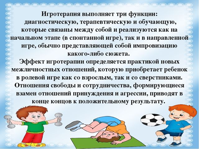 Презентация игровая терапия