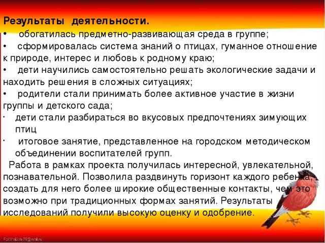 Презентация "Наши пернатые друзья"