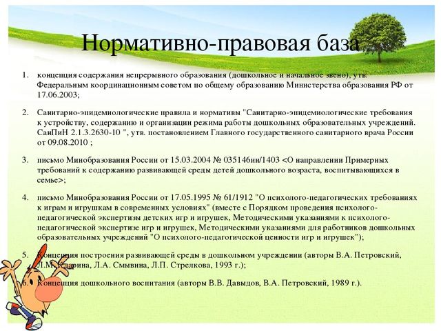 Предметно-развивающая среда в ДОУ