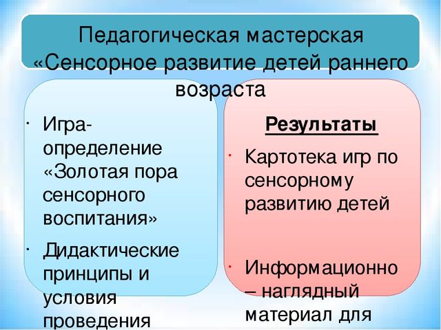 Организация работы с детьми раннего возраста