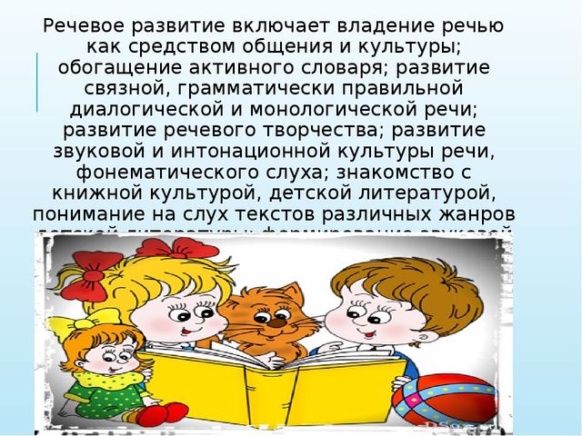 Презентация "Речевое развитие детей старшего дошкольного возраста"