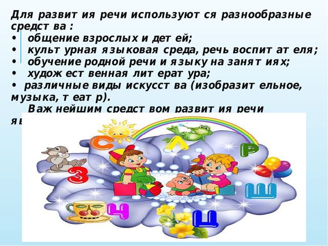 Презентация "Речевое развитие детей старшего дошкольного возраста"
