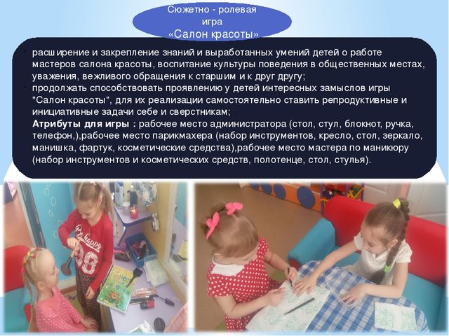 Проект "Современные сюжетно-ролевые игры" как инновационный метод реализации задач ФГОС
