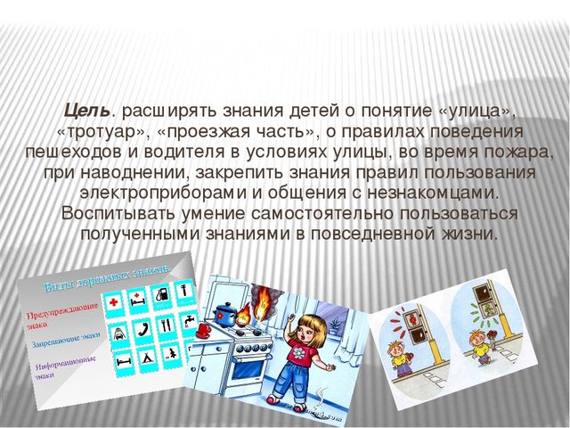 Презентация на тему "Безопасность наших детей" для детей старшей группы