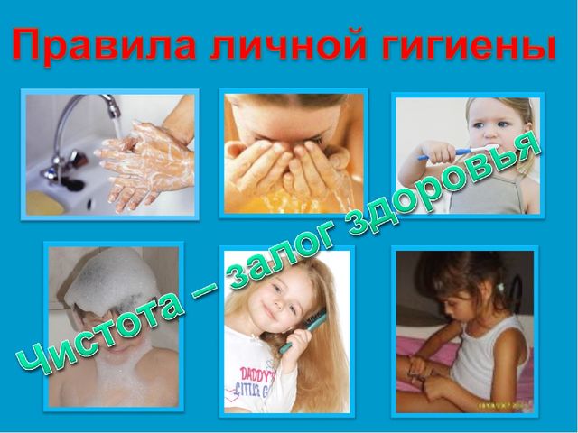 Презентация к занятию на тему: " Правила личной гигиены"