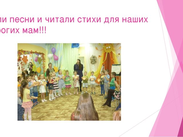 Составление презентации на тему " День наших мам"