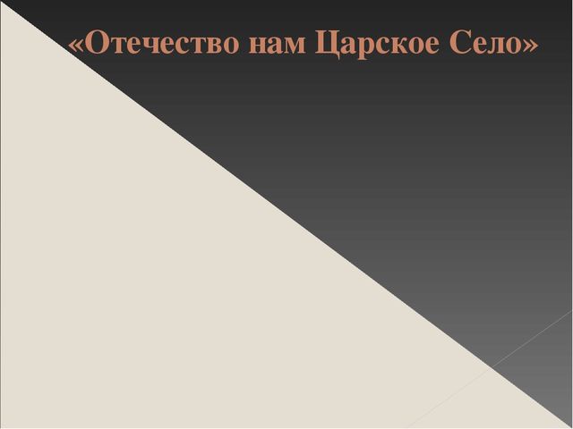 Презентация для выступления на конференции с темой: «Модифицированная программа «Отечество нам Царское Село»»