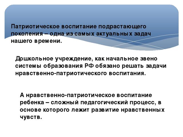Презентация "Нравственно- патриотическое воспитание дошкольников"