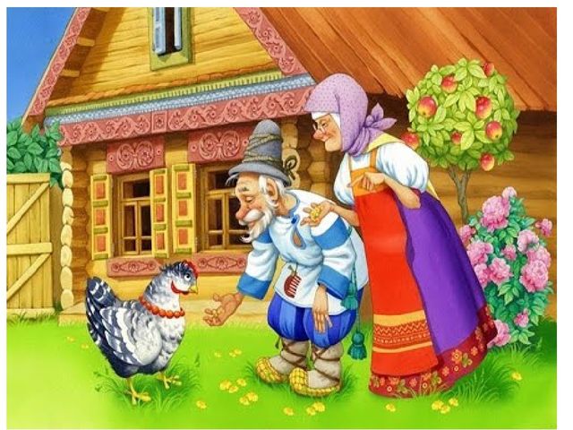 Презентация пересказ сказки по картинкам Курочка ряба