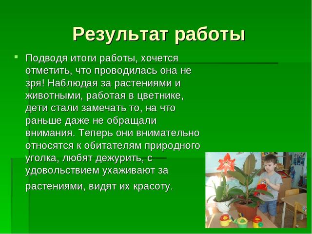Презентация по "Экологическому воспитанию"