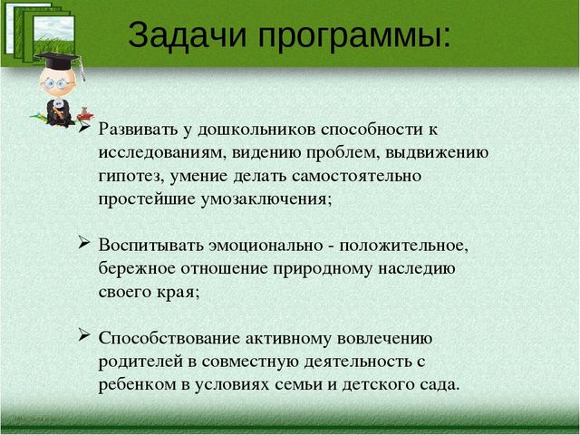 Краткая презентация программы" Я-исследователь"
