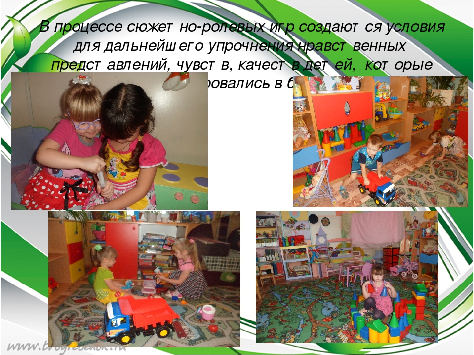 Презентация совместной деятельности с детьми старшего дошкольного возраста"Сюжетно-ролевая игра"