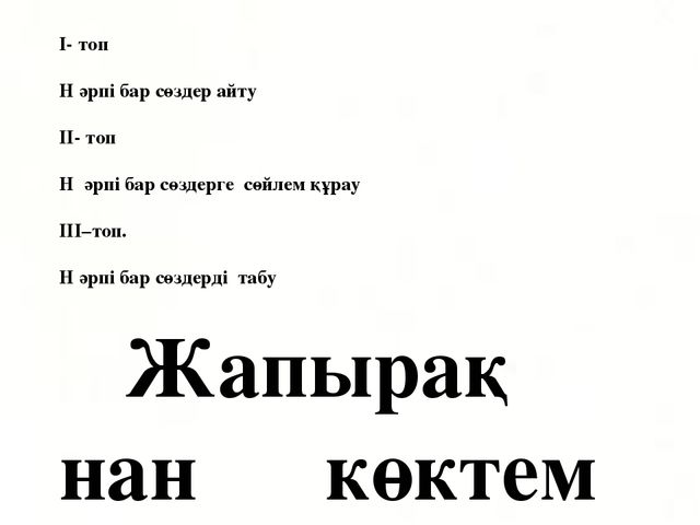 Презентация по казахскому языку на тему "Н н дыбысы мен әрпі" МАД