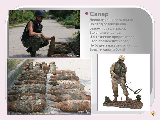 Презентация для детей "Военные профессии"
