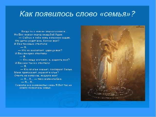 Семья обучающая игра для дошкольников